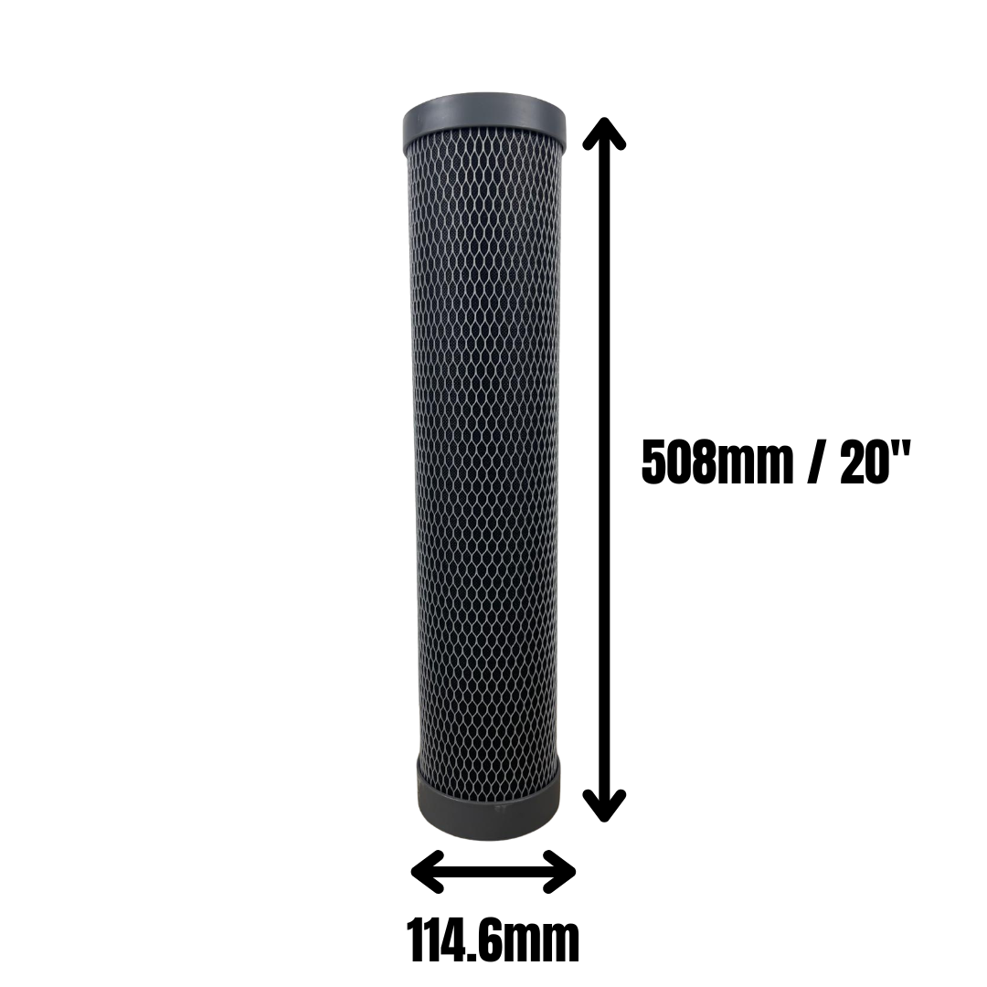 20" Jumbo Coconut Shell Carbon Block Water Filter Cartridge