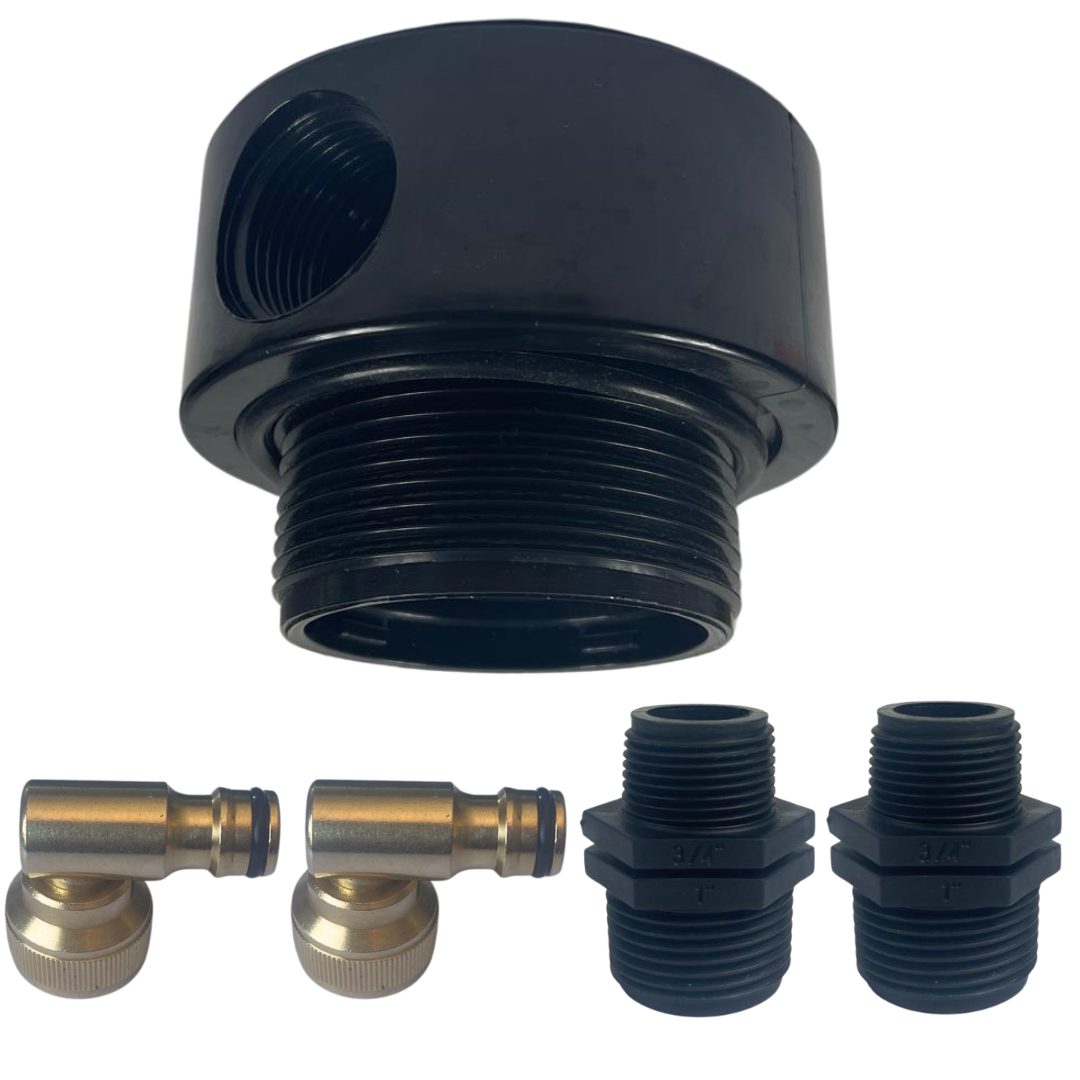 FRP Head & Fittings Bundle for Resin Bottles – Complete Installation Kit