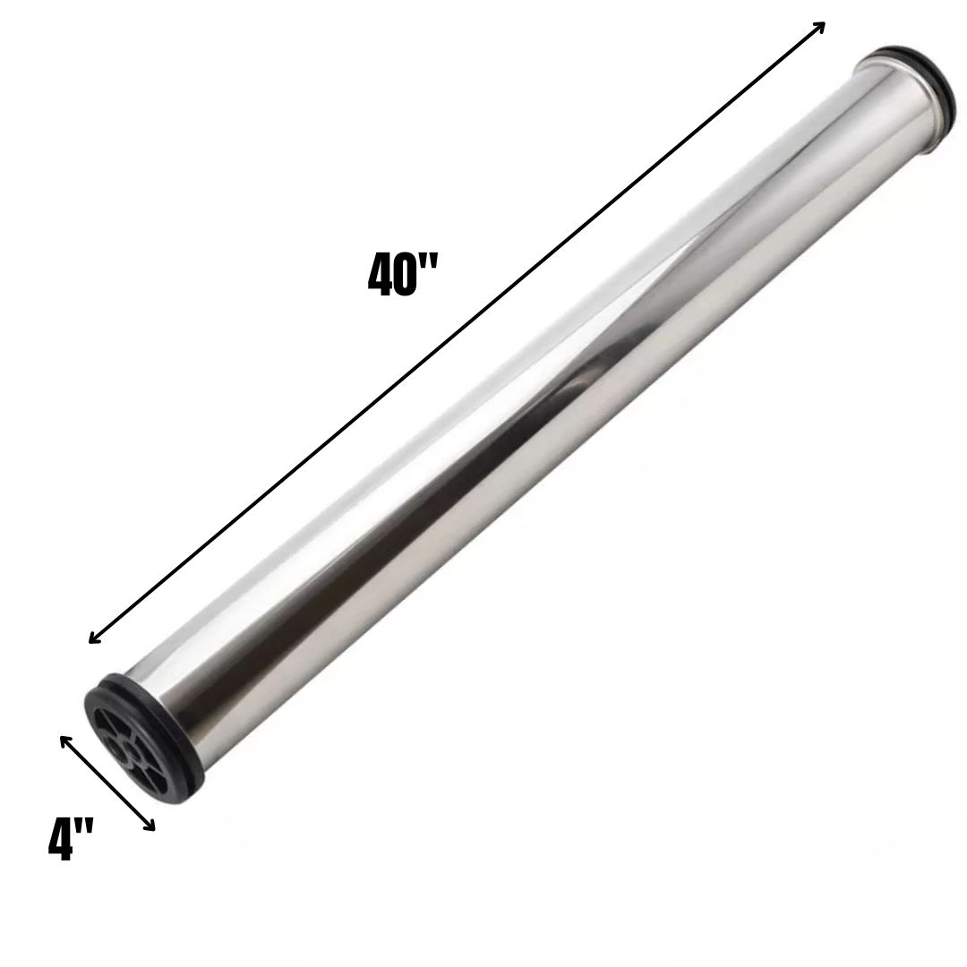 Stainless Steel RO Membrane Housing – 4040 Reverse Osmosis Compatible