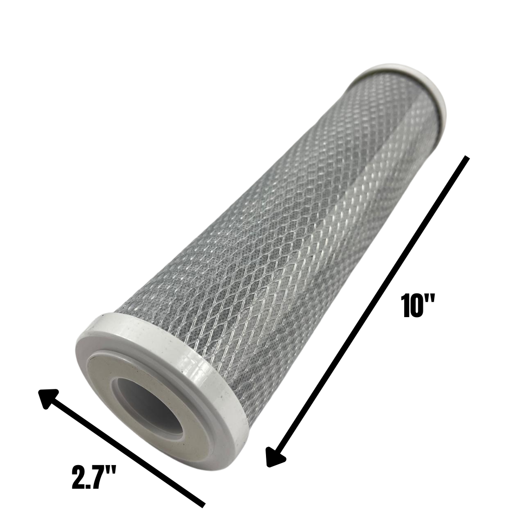 10 Inch Standard Coal Activated Carbon Block Filter Cartridge