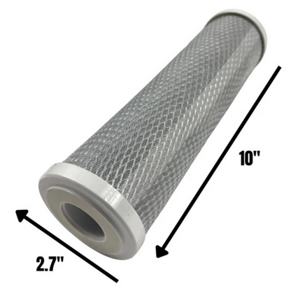 10 Inch Standard Coal Activated Carbon Block Filter Cartridge