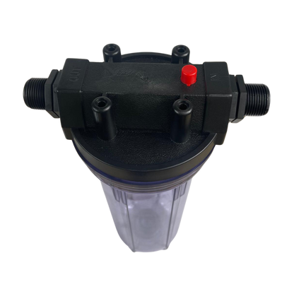 10" Water Filter Housing Kit – Fits 10" x 2.75" Cartridges, ¾" BSP + Hose Connectors