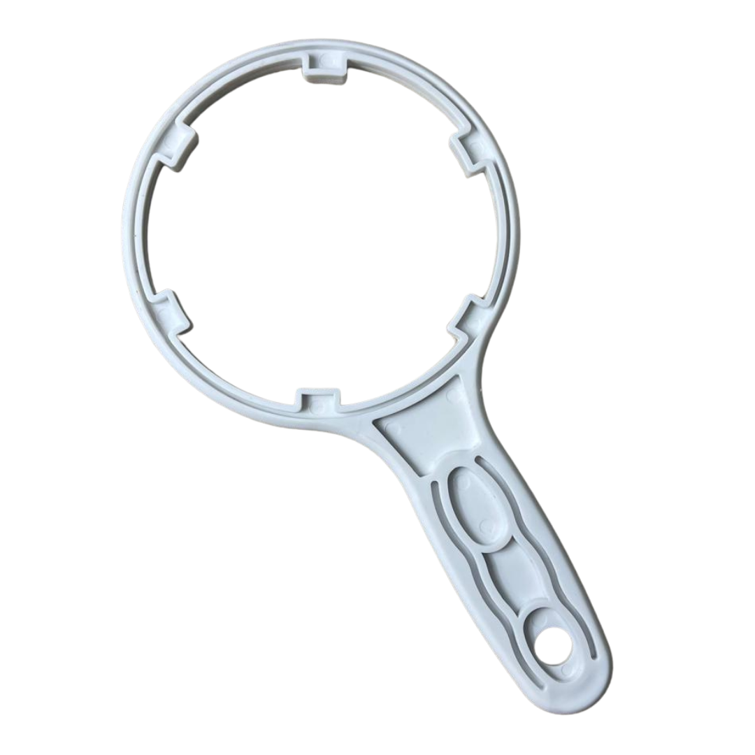 10" Brass Transparent Filter Housing / With Bracket