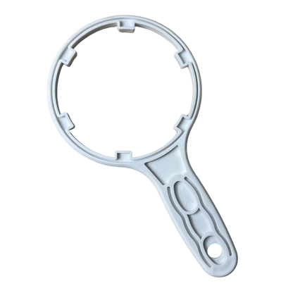 10" Brass Transparent Filter Housing / With Bracket