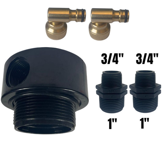 FRP Head & Fittings Bundle for Resin Bottles – Complete Installation Kit